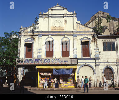 Chinese medical shop, Chinatown, Kuala Lumpur, Federal Territories, Malaysia Stock Photo