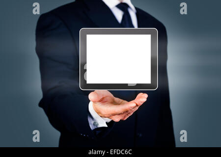 Businessman with digital tablet Stock Photo