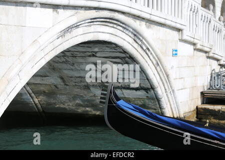 Venice, Italy. 31st January, 2015. Italy Weather: Gondolas Boat near Piazza San Marco at high tide. Credit:  FC Italy/Alamy Live News Stock Photo