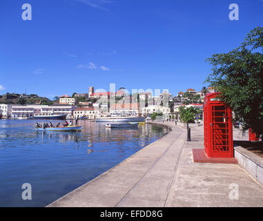 St.George's Harbour, St.George's, Saint George Parish, Grenada, Lesser Antilles, Caribbean Stock Photo