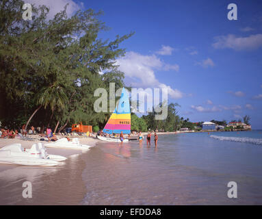 Rockley (Accra) Beach, Christ Church Parish, Barbados, Lesser Antilles, Caribbean Stock Photo