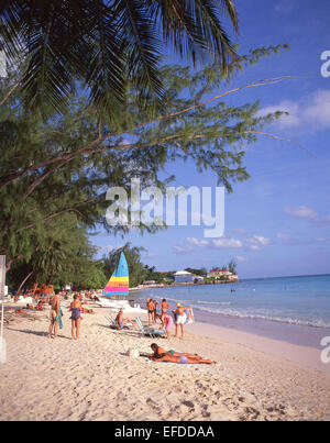 Rockley (Accra) Beach, Christ Church Parish, Barbados, Lesser Antilles, Caribbean Stock Photo