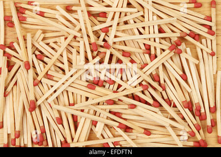 Matchsticks as a background and texture Stock Photo