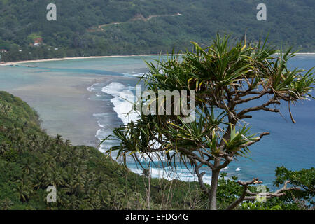 French Polynesia, Austral Islands (aka The Tuha'a Pae), Tupua'i Islands, Island of Rurutu. Stock Photo