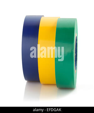 adhesive tape tool isolated on white background Stock Photo