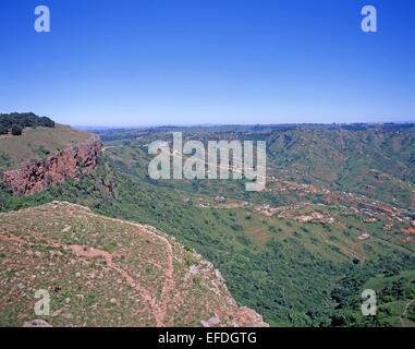Valley of a Thousand (1000) Hills, Pietermaritzburg, KwaZulu-Natal Province, Republic of South Africa Stock Photo