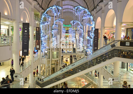 The Bentall Centre at Christmas, Kingston upon Thames, Royal Borough of Kingston upon Thames, Greater London, England, United Kingdom Stock Photo