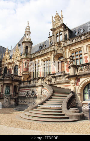 Benedictine palace in Fecamp, Normandy, France Stock Photo