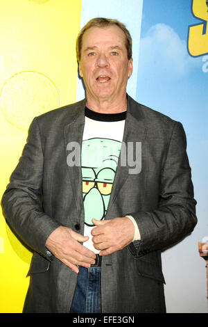 Rodger Bumpass attends the World Premiere of 'The SpongeBob Movie: Sponge Out of Water' at the AMC Lincoln Square on January 31, 2015 in New York City Stock Photo