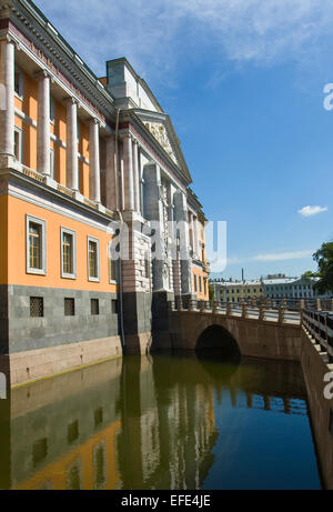 St. Petersburg, Russia - July 12, 2012: Mikhaylovsky Engineer castle, 1797-1801. Stock Photo