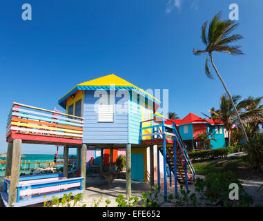 Bahamas, Nassau - Compass point tourist resort Stock Photo