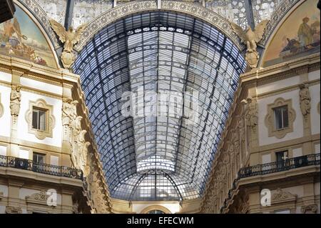Milan, Italy, Milan, Vittorio Emanuele II gallery Stock Photo
