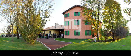 The House of Luciano Pavarotti: home museum in Modena Stock Photo