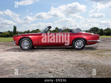 Jaguar XJ6 convertible, and aftermarket conversion Stock Photo