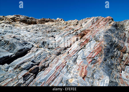An outcrop of jasper at Marble Bar, Western Australia Stock Photo