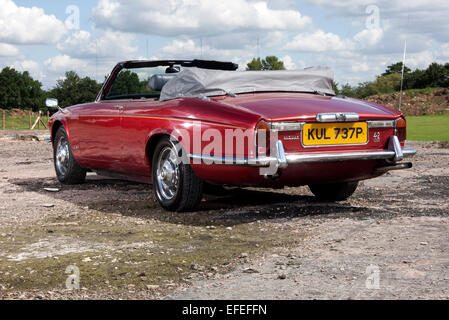 Jaguar XJ6 convertible, and aftermarket conversion Stock Photo