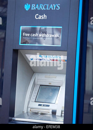 Barclays bank cash machines UK Stock Photo