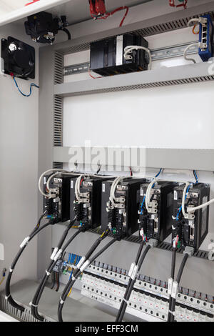 electrical components of machines closeup Stock Photo - Alamy