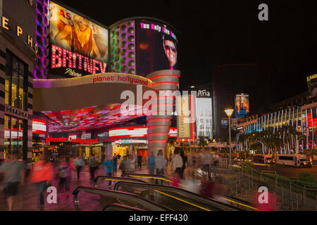 PLANET HOLLYWOOD HOTEL CASINO ENTRANCE THE STRIP LAS VEGAS NEVADA USA Stock Photo