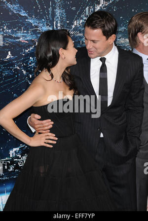 Los Angeles, California, USA. 2nd Feb, 2015. Mila Kunis, Channing Tatum attending the Los Angeles Premiere of ''Jupiter Ascending'' held at the TCL Chinese Theatre in Hollywood, California on February 2, 2015. 2015 Credit:  D. Long/Globe Photos/ZUMA Wire/Alamy Live News Stock Photo