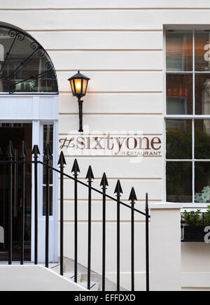 Sixty One Restaurant London Stock Photo