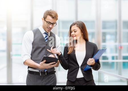 Business people meeting and sharing ideas Stock Photo