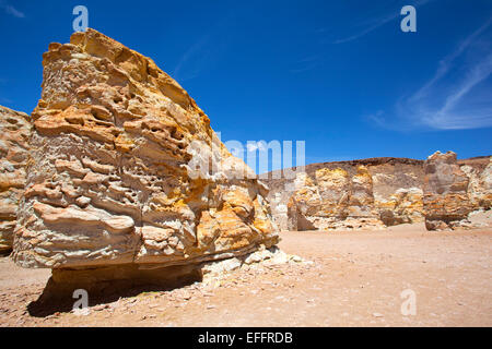 Rocks. Near Salar de Tara. Region de Antofagasta, Chile. Stock Photo