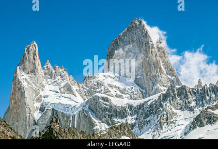 Mount Fitz Roy, Los Glaciares National Park, Patagonia, Argentina Stock Photo