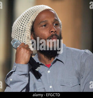 Ziggy Marley discusses his current tour and new album 'Fly Rasta' during AOL's Build Speaker Series at AOL Headquarters  Featuring: Ziggy Marley Where: New York, New York, United States When: 01 Aug 2014 Stock Photo