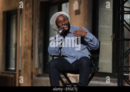 Ziggy Marley discusses his current tour and new album 'Fly Rasta' during AOL's Build Speaker Series at AOL Headquarters  Featuring: Ziggy Marley Where: New York, New York, United States When: 01 Aug 2014 Stock Photo