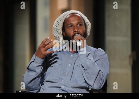 Ziggy Marley discusses his current tour and new album 'Fly Rasta' during AOL's Build Speaker Series at AOL Headquarters  Featuring: Ziggy Marley Where: New York, New York, United States When: 01 Aug 2014 Stock Photo