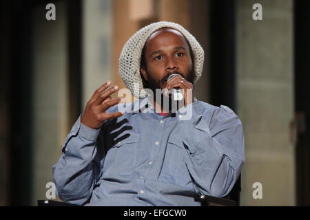 Ziggy Marley discusses his current tour and new album 'Fly Rasta' during AOL's Build Speaker Series at AOL Headquarters  Featuring: Ziggy Marley Where: New York, New York, United States When: 01 Aug 2014 Stock Photo