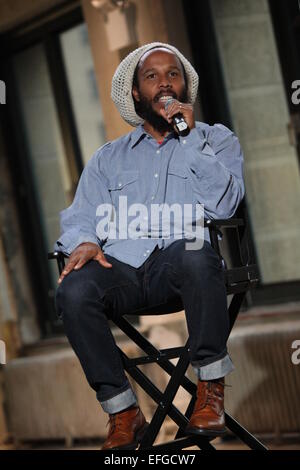 Ziggy Marley discusses his current tour and new album 'Fly Rasta' during AOL's Build Speaker Series at AOL Headquarters  Featuring: Ziggy Marley Where: New York, New York, United States When: 01 Aug 2014 Stock Photo