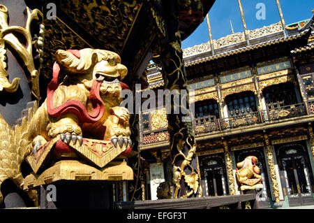 Belgium, Brussels,  Royal Laeken Park, Chinese Pavilion Stock Photo