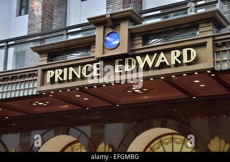The Prince Edward Theatre in Old Compton Street, Soho, London, UK Stock Photo