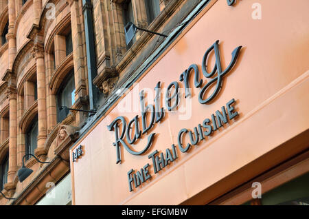 Rableng Thai restaurant in Upper Street, Islington, London, UK. Stock Photo