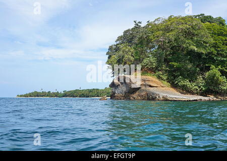 Punta Uva in Costa Rica on the Caribbean coast near Puerto Viejo de Talamanca, Central America Stock Photo