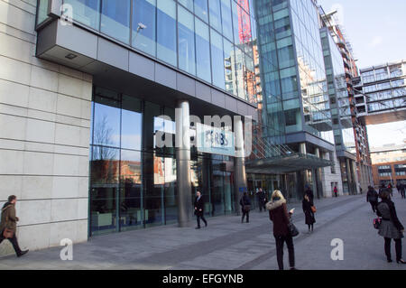 Royal bank of Scotland head office, Spinningfields, Manchester Stock Photo