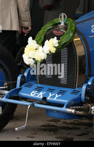 Victorious Bugatti Type 35b Stock Photo