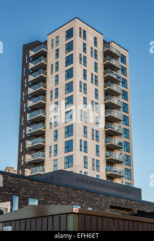 New modern apartments, Amager Strandpark, Copenhagen, Denmark Stock Photo