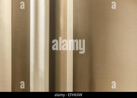 texture of the handle and the door of the refrigerator Stock Photo