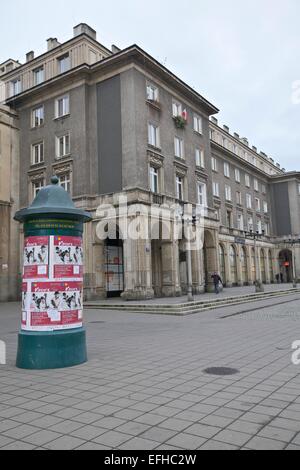 Communist Era Architecture, Nowa Huta, Krakow, Poland, Europe Stock Photo