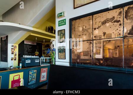 The Cafe Cinema Rif, Tangier, Morocco Stock Photo