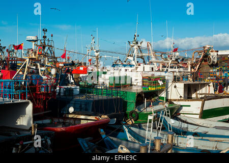 The Fish Harbour,Tangier, Morocco Stock Photo