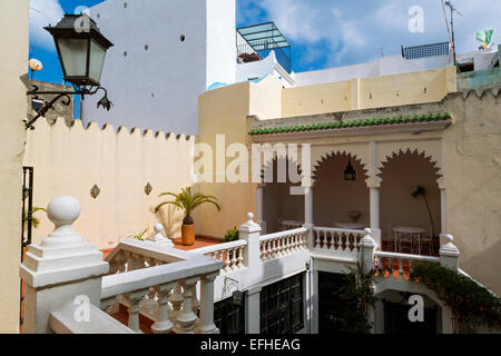 Courtyard at The American Legation,Tangier, Morocco Stock Photo