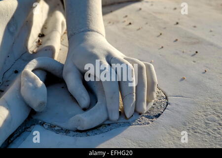 Hand of a Statue Stock Photo