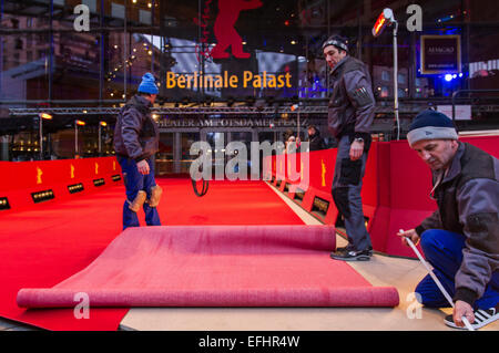 Berlin, Germany. 4th Feb, 2015. The Red Carpet at the 65th Berlin International Film Festival/Berlinale 2015 on February 4, 2015 in Berlin, Germany./picture alliance © dpa/Alamy Live News Stock Photo