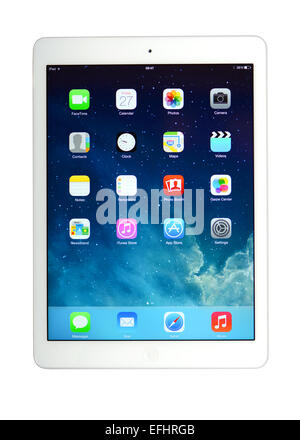 iPad, iPad Air, iPad tablet on a white background Stock Photo