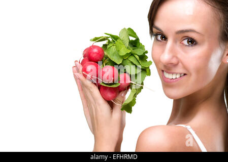 Long live healthily, eating good foods Stock Photo