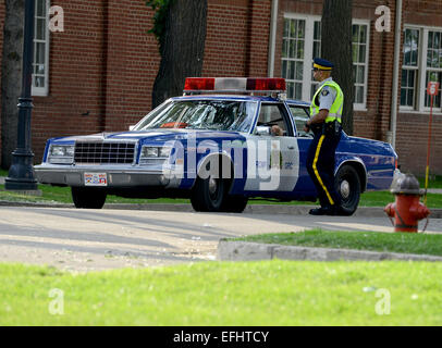 Canada, historic Police car, RCMP police car Stock Photo, Royalty Free ...